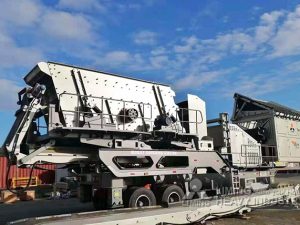 Ligne mobile de concassage de minerai de nickel de 250 t/h en Nouvelle-Calédonie